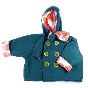 Noni Dark Green Coral  - Jackets - Tchibum